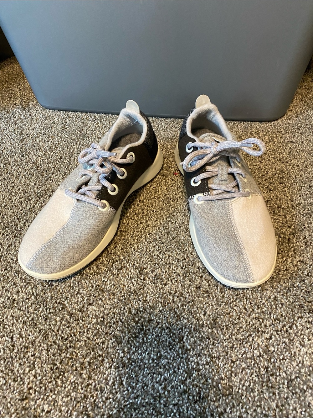 allbirds Women's Two-Tone Gray & Black Athletic Sneakers